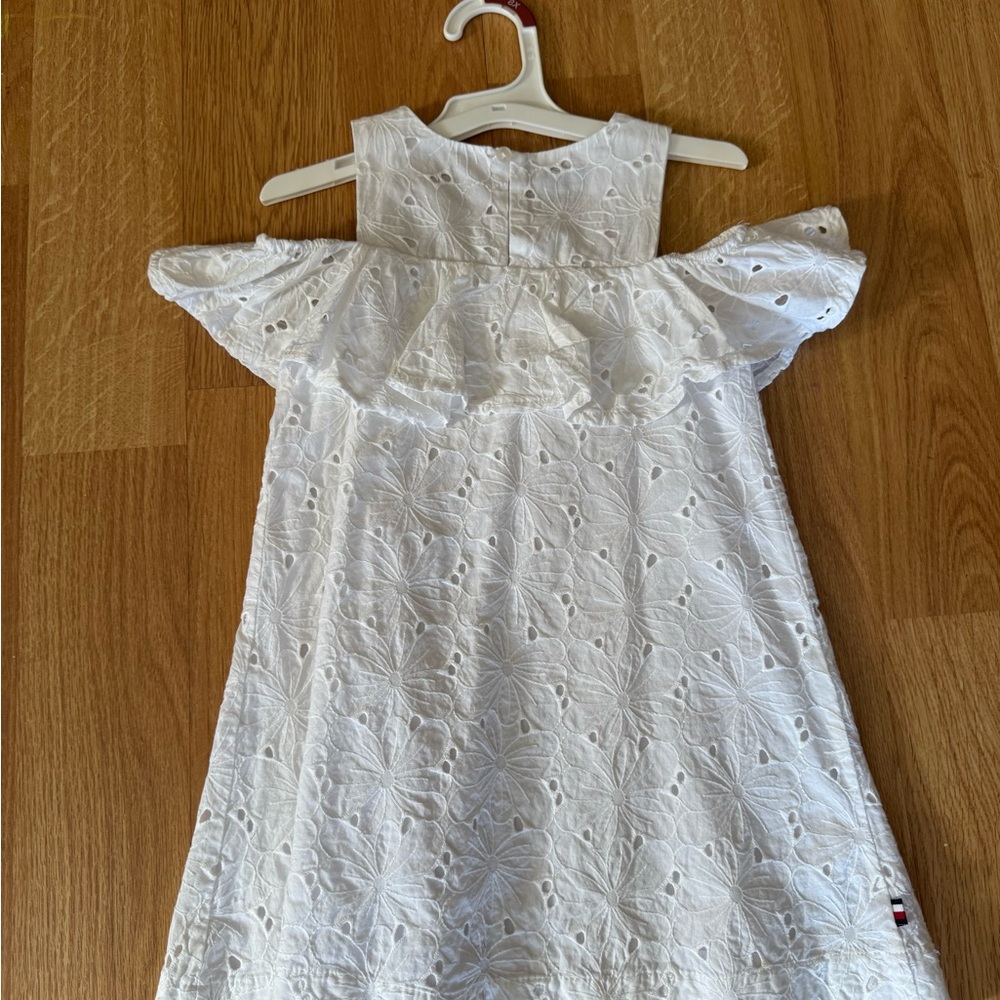 Tommy Hilfiger White Eyelet Dress